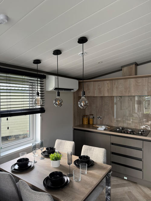 Lodge airconditioning - interior. Commissioned by Salop Leisure