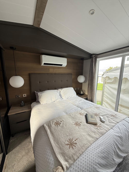 Lodge airconditioning - interior. Commissioned by Salop Leisure