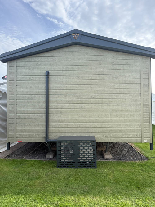 Lodge airconditioning - exterior. Commissioned by Salop Leisure